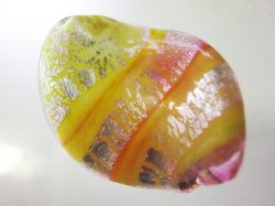 画像1:  32mmミッソーニ リーフ(イエロー・ピンク)