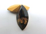 15×7mm:Art.4200 Gold Smoky Quartz