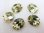 画像2: 10×8mm: ヴィンテージスワロフスキー Art.276 foiled oval swarovski  Jonquille (2)