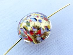 画像3: 14mm クリムトディスク（24金ゴールドフォイル）
