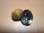 画像1: 10×8mm:  ヴィンテージスワロフスキーArt.276 foiled oval swarovski  Black Diamond (1)
