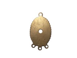 画像3: ＜2個＞18×13mm　ブラス製シャンデリアタイプセッティング（ヴィンテージ）