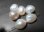 画像2: ＜6個＞10~12×10mm　バロック型淡水パール　（ホワイト） (2)