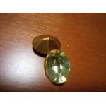 画像: 10×8mm: ヴィンテージスワロフスキー Art.276 foiled oval swarovski  Jonquille