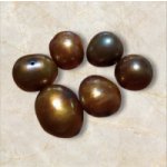 画像: ＜6個＞10~12×10mm　バロック型淡水パール　（ブラウン）