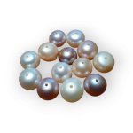 画像: ＜14個＞7~8×5mm　ロンデル型淡水パール　（マルチカラー）