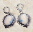 画像4: ＜左右＞18×13mm:ヴィンテージレディカメオ（ブルー）