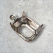 画像2: 10×8mm ブラス製オクタゴン セッティング（シルバーメッキ）