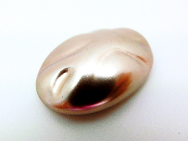 画像2: 25×18mm　バロック　パール　カボション（シャンパンゴールド）